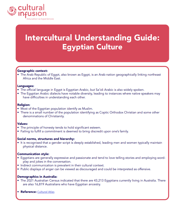 Intercultural Guide example